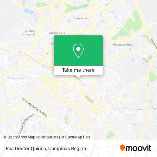 Mapa Rua Doutor Quirino