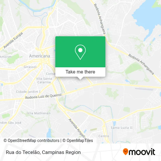 Rua do Tecelão map