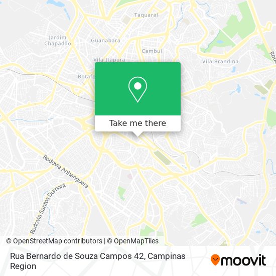 Rua Bernardo de Souza Campos 42 map