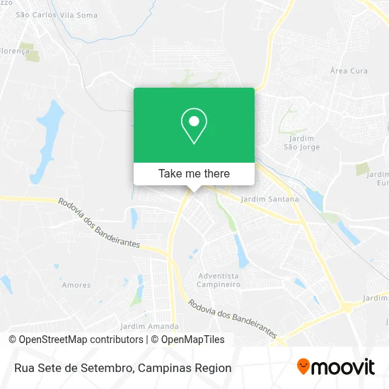 Rua Sete de Setembro map