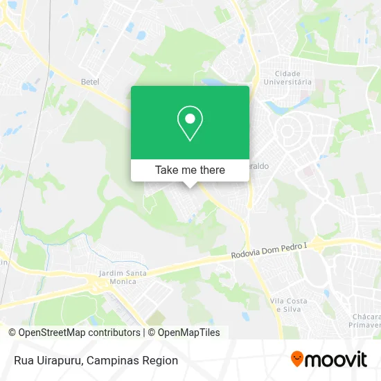Rua Uirapuru map