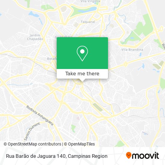 Mapa Rua Barão de Jaguara 140