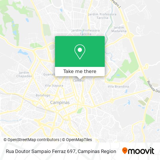 Rua Doutor Sampaio Ferraz 697 map