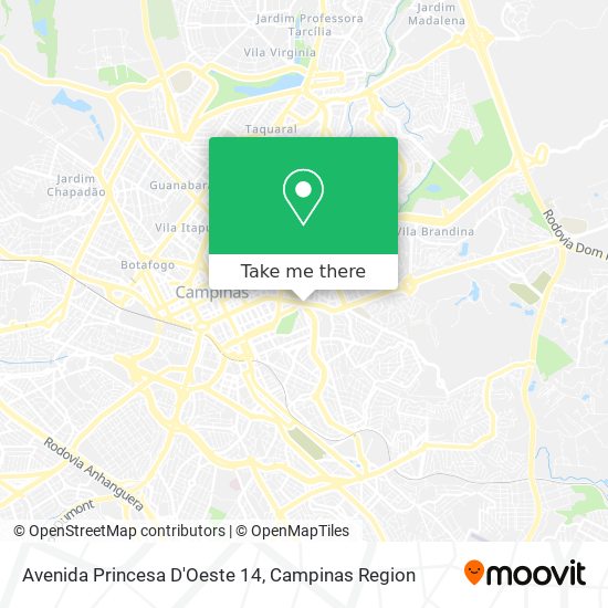 Avenida Princesa D'Oeste 14 map