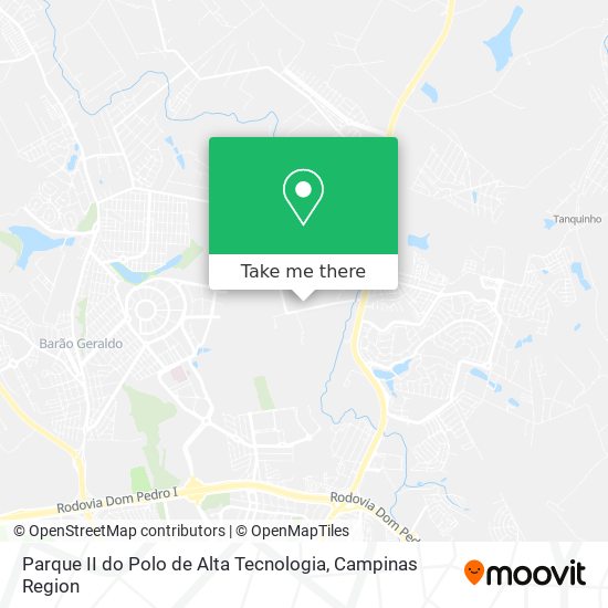 Parque II do Polo de Alta Tecnologia map