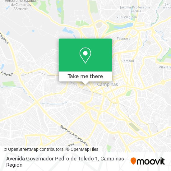 Avenida Governador Pedro de Toledo 1 map