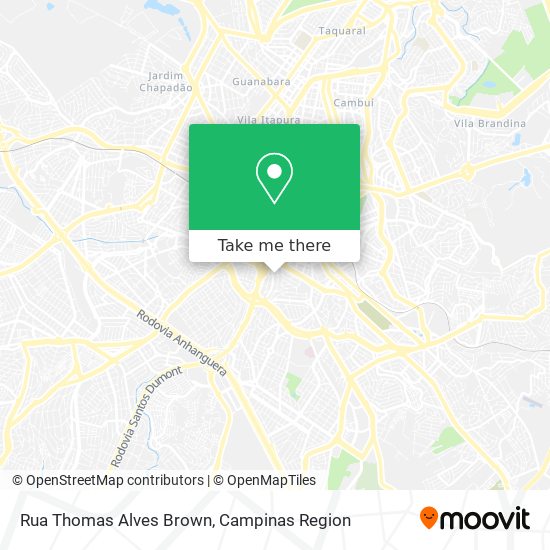 Rua Thomas Alves Brown map