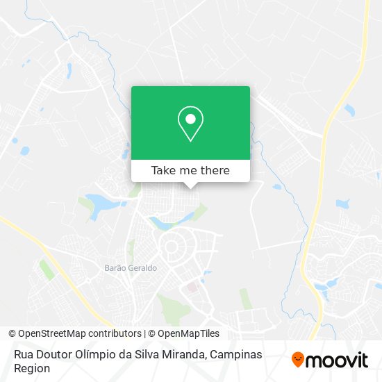 Rua Doutor Olímpio da Silva Miranda map