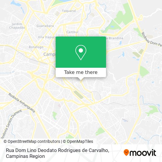 Rua Dom Lino Deodato Rodrigues de Carvalho map