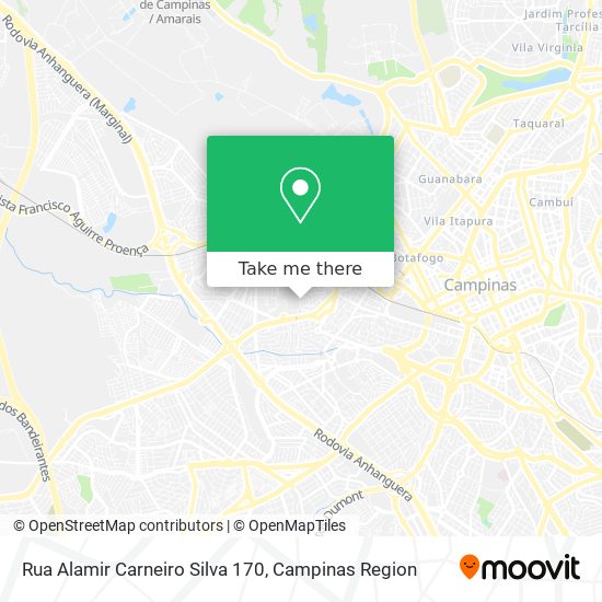 Mapa Rua Alamir Carneiro Silva 170