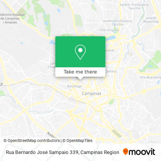 Mapa Rua Bernardo José Sampaio 339