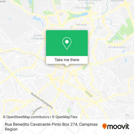 Rua Benedito Cavalcante Pinto Box 274 map