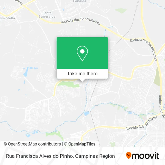 Rua Francisca Alves do Pinho map