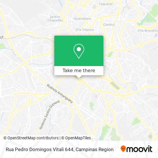 Mapa Rua Pedro Domingos Vitali 644