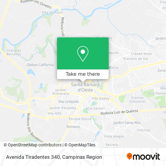 Avenida Tiradentes 340 map