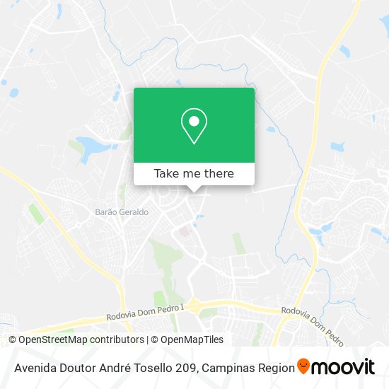 Avenida Doutor André Tosello 209 map