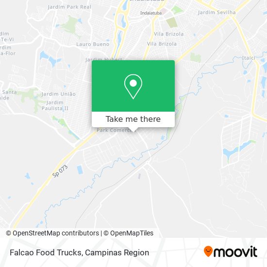 Falcao Food Trucks map