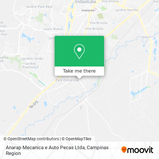 Anarap Mecanica e Auto Pecas Ltda map