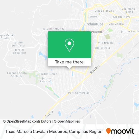 Thais Marcela Cavalari Medeiros map
