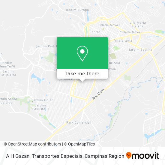A H Gazani Transportes Especiais map