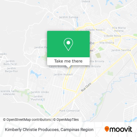 Kimberly Christie Producoes map