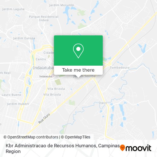 Kbr Administracao de Recursos Humanos map