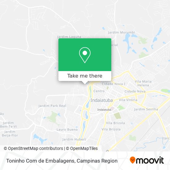 Toninho Com de Embalagens map