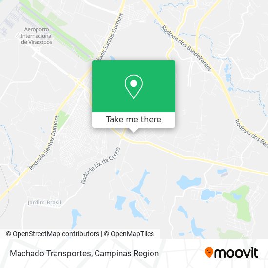 Machado Transportes map