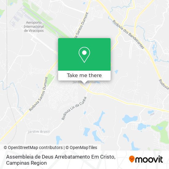 Mapa Assembleia de Deus Arrebatamento Em Cristo