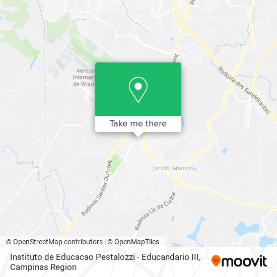 Instituto de Educacao Pestalozzi - Educandario III map