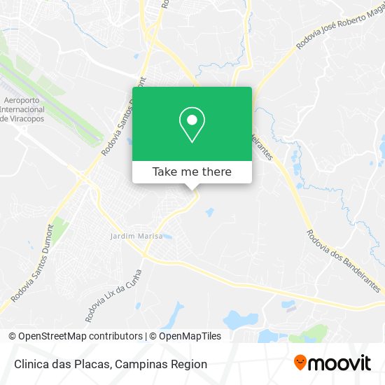 Clinica das Placas map