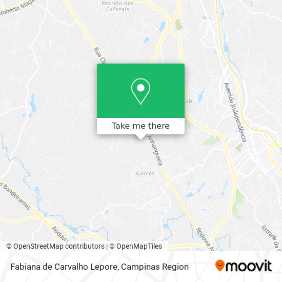 Mapa Fabiana de Carvalho Lepore