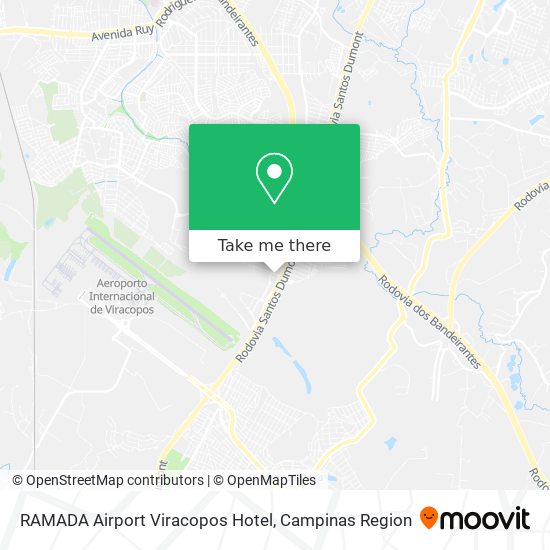 Mapa RAMADA Airport Viracopos Hotel