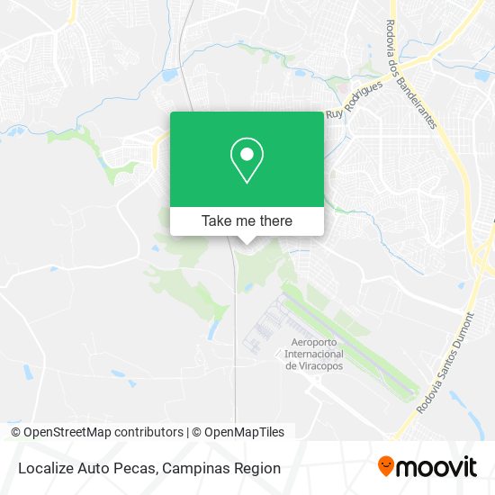 Localize Auto Pecas map