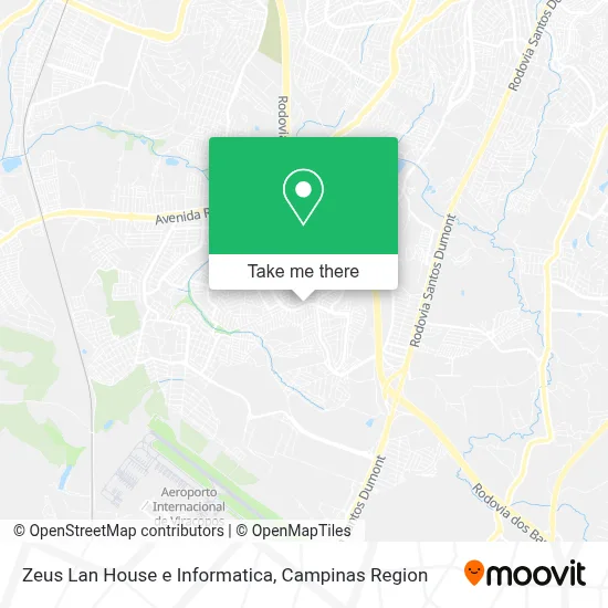 Zeus Lan House e Informatica map
