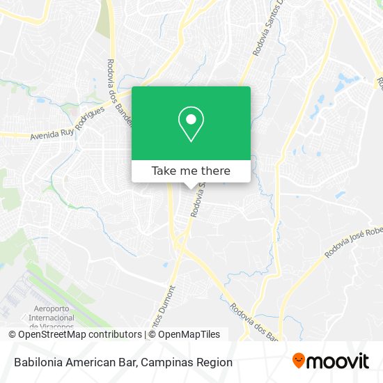 Babilonia American Bar map