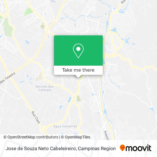 Jose de Souza Neto Cabeleireiro map