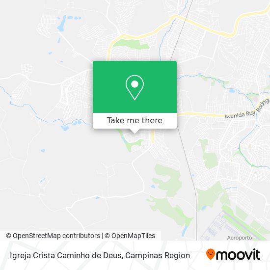 Mapa Igreja Crista Caminho de Deus