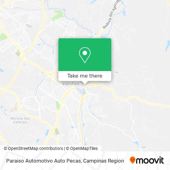 Paraiso Automotivo Auto Pecas map