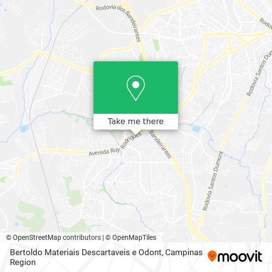Bertoldo Materiais Descartaveis e Odont map