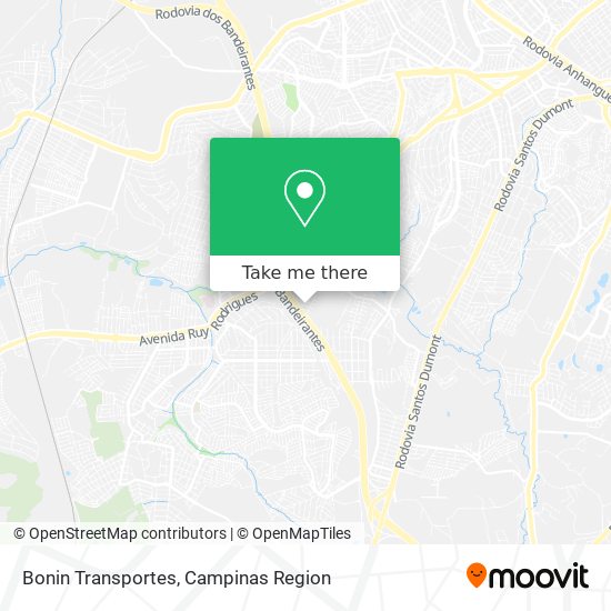 Bonin Transportes map