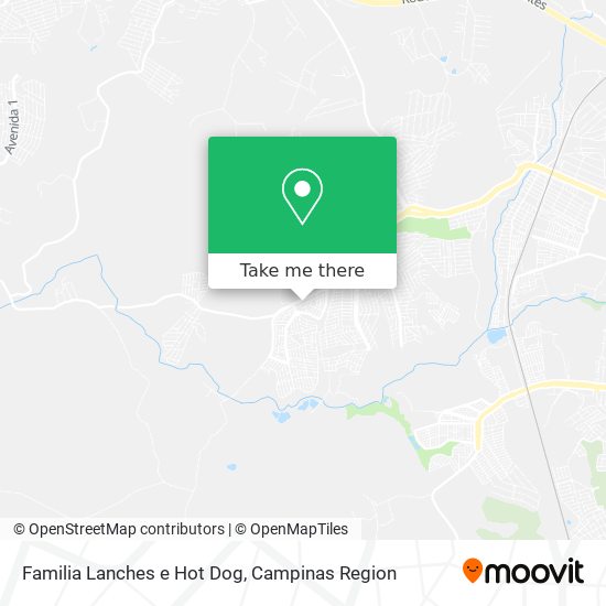 Familia Lanches e Hot Dog map