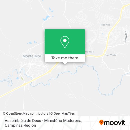 Assembléia de Deus - Ministério Madureira map