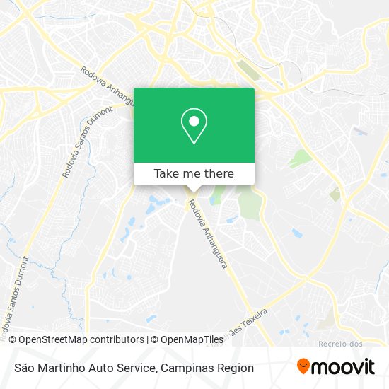 Mapa São Martinho Auto Service