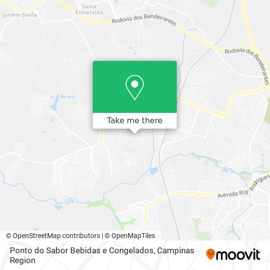 Ponto do Sabor Bebidas e Congelados map