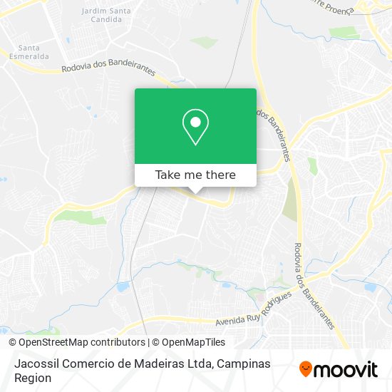 Jacossil Comercio de Madeiras Ltda map