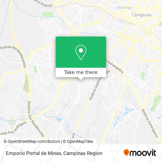 Emporio Portal de Minas map