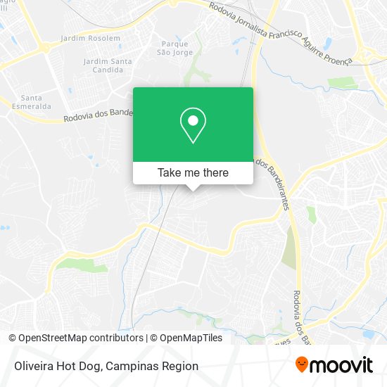 Mapa Oliveira Hot Dog