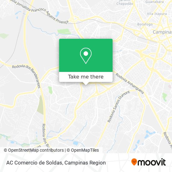 AC Comercio de Soldas map