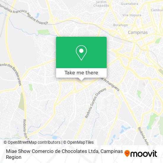 Miae Show Comercio de Chocolates Ltda map